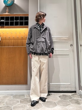 「PADRONE（パドローネ）のアイテム」を使った、uto08さん（メンズ・174cm）の春コーディネート