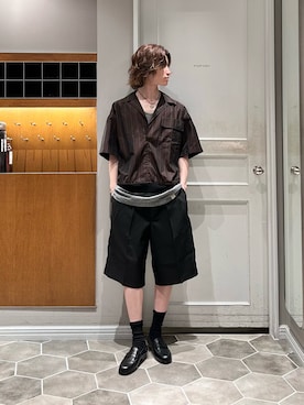 「HAVERSACK（ハバーザック）のアイテム」を使った、UT0さん（メンズ・174cm）の夏コーディネート