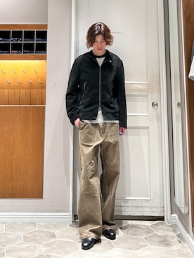 「PADRONE（パドローネ）のアイテム（シューズ）」を使った、uto08さん（メンズ・174cm）の春コーディネート