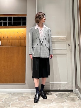 「オープンカラーシャツ」｜uto08さん（メンズ・174cm）の春コーディネート