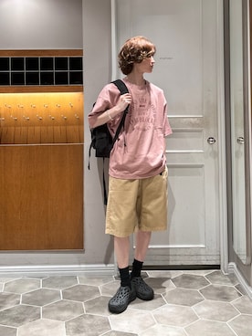 「アイテム（バックパック/リュック）」を使った、UT0さん（メンズ・174cm）の秋コーディネート