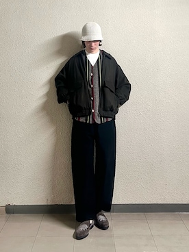 「RACAL（ラカル）のアイテム」を使った、uto08さん（メンズ・174cm）の春コーディネート