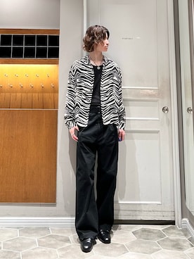 「オープンカラーシャツ」｜uto08さん（メンズ・174cm）の春コーディネート