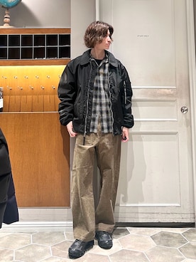 「Alpha Industries（アルファインダストリーズ）のアイテム」を使った、uto08さん（メンズ・174cm）の春コーディネート