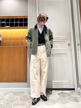 「PADRONE（パドローネ）のアイテム」を使った、uto08さん（メンズ・174cm）の春コーディネート