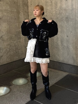 高羽杏佳さん（レディース・149cm）の春コーディネート