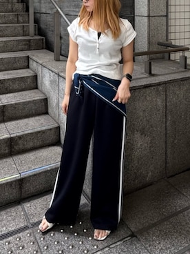 高羽杏佳さん(レディース・149cm)の夏コーディネート