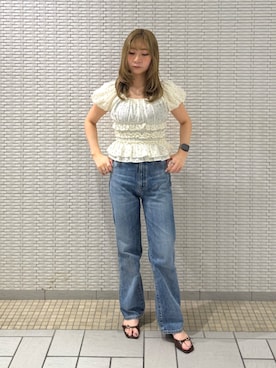 高羽杏佳さん（レディース・149cm）の夏コーディネート
