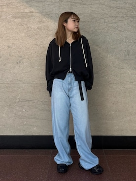 高羽杏佳さん（レディース・149cm）の春コーディネート