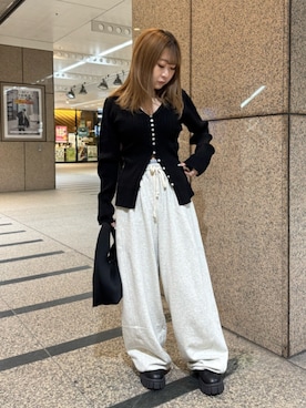 高羽杏佳さん（レディース・149cm）の春コーディネート