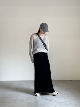 「select MOCA by son（セレクトモカバイソン）のアイテム（スカート）」を使った、shinoさん（レディース・160cm）の秋コーディネート