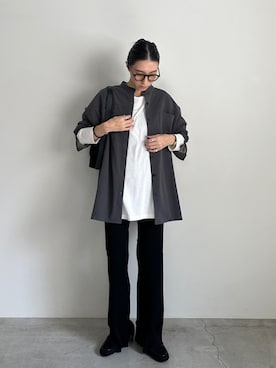 「アイテム（セットアップ）」を使った、shinoさん（レディース・160cm）の夏コーディネート