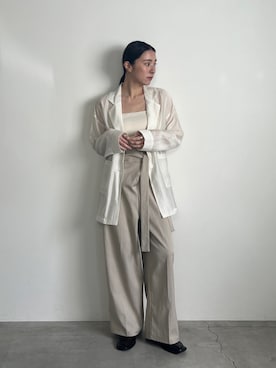 「select MOCA Et（セレクトモカエト）のアイテム」を使った、shinoさん（レディース・160cm）の春コーディネート