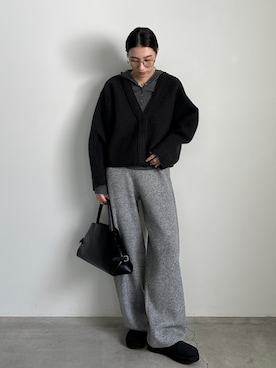 「アイテム（パーカー）」を使った、shinoさん（レディース・160cm）の秋コーディネート