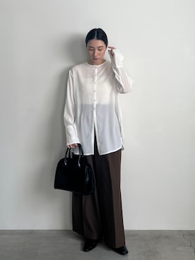 「select MOCA Et（セレクトモカエト）のアイテム」を使った、shinoさん（レディース・160cm）の春コーディネート