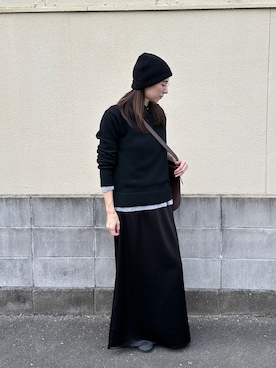 「select MOCA（セレクトモカ）のアイテム（スカート）」を使った、shinoさん（レディース・160cm）の秋コーディネート