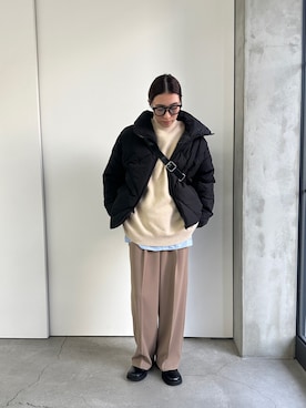「select MOCA（セレクトモカ）のアイテム（ジャケット/アウター）」を使った、shinoさん（レディース・160cm）の冬コーディネート