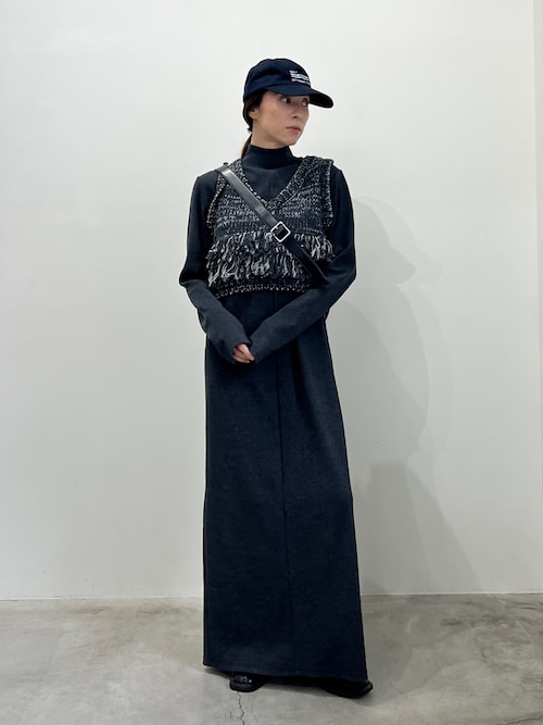 セール】フィンガースリーブプチハイリブワンピース（ワンピース