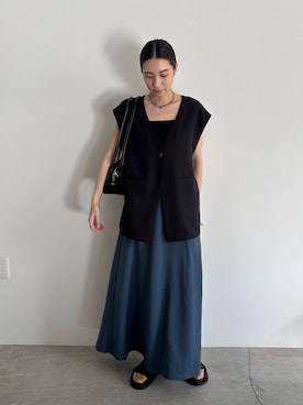 「select MOCA（セレクトモカ）のアイテム」を使った、shinoさん（骨格ナチュラル・レディース・160cm）の夏コーディネート