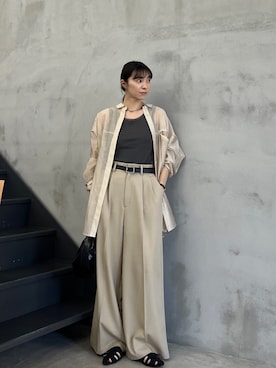 「select MOCA by son（セレクトモカバイソン）のアイテム」を使った、shinoさん（レディース・160cm）の夏コーディネート