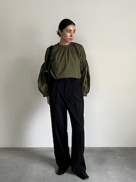 「ブラウスコーデ」｜shinoさん（レディース・160cm）の秋コーディネート