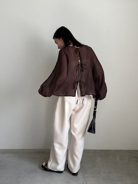 「select MOCA by son（セレクトモカバイソン）のアイテム」を使った、shinoさん（骨格ナチュラル・レディース・160cm）の冬コーディネート