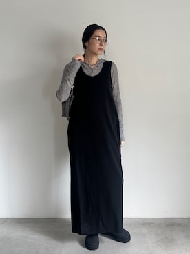 「アイテム（セットアップ）」を使った、shinoさん（レディース・160cm）の夏コーディネート