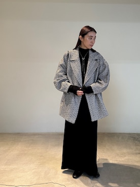 「select MOCA（セレクトモカ）のアイテム（ジャケット/アウター）」を使った、shinoさん（レディース・160cm）の冬コーディネート