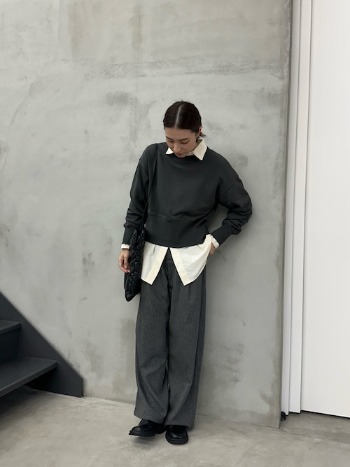 セール】バックジップオープントップス（スウェット）｜select MOCA