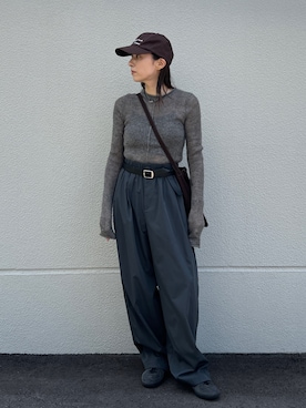 「select MOCA by son（セレクトモカバイソン）のアイテム（その他パンツ）」を使った、shinoさん（レディース・160cm）の夏コーディネート