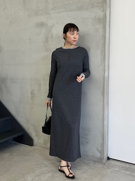 「select MOCA（セレクトモカ）のアイテム（ワンピース/ドレス）」を使った、shinoさん（レディース・160cm）の春コーディネート