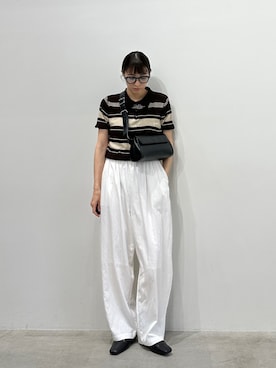 「select MOCA（セレクトモカ）のアイテム（トップス）」を使った、shinoさん（レディース・160cm）の春コーディネート