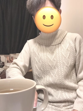 「アイテム（ニット/セーター）」を使った、みるこっこさん（レディース・150cm）の秋コーディネート