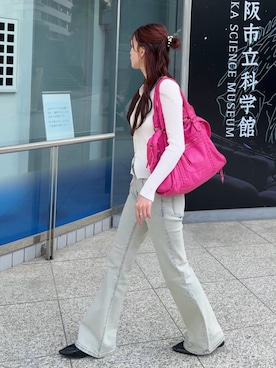 「AS KNOW AS plus（アズノゥアズプラス）のアイテム」を使った、ぽんさん（レディース・161cm）の春コーディネート