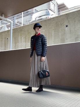 「アイテム（ポロシャツ）」を使った、mimi1113さん（レディース・156cm）の秋コーディネート