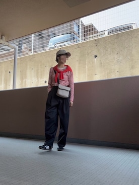 「THE SHINZONE（ザ　シンゾーン）のアイテム（帽子）」を使った、mimi1113さん（レディース・156cm）の春コーディネート