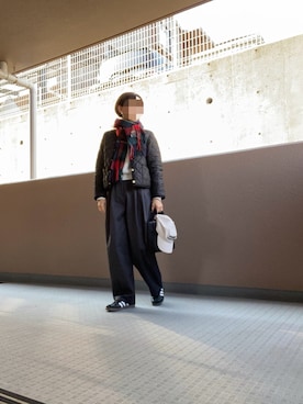 「THE SHINZONE（ザ　シンゾーン）のアイテム（帽子）」を使った、mimi1113さん（レディース・156cm）の冬コーディネート