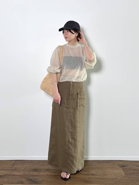 babyloneminoriさん（レディース・163cm）の夏コーディネート