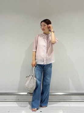 「UNTITLED（アンタイトル）のアイテム」を使った、Rinさん（レディース・157cm）の夏コーディネート