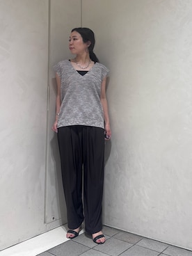 「アイテム（アクセサリー）」を使った、YUGUさん（レディース・150cm）の夏コーディネート