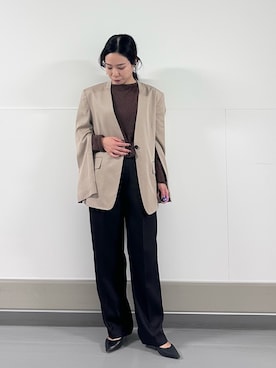 「qualite（カリテ）のアイテム（ジャケット/アウター）」を使った、YUGUさん（レディース・150cm）の秋コーディネート