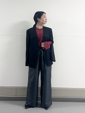 「qualite（カリテ）のアイテム（ジャケット/アウター）」を使った、YUGUさん（レディース・150cm）の秋コーディネート