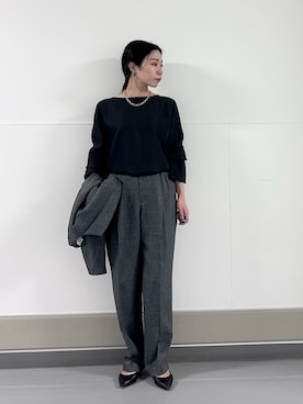 「qualite（カリテ）のアイテム（ジャケット/アウター）」を使った、YUGUさん（レディース・150cm）の秋コーディネート