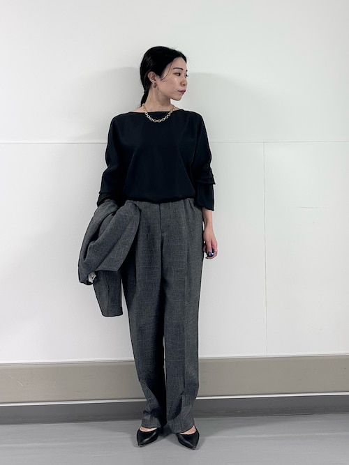 セール】【セットアップ対応】ツイードタックテーパード（その他パンツ