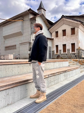 「ROTAR（ローター）のアイテム」を使った、kjboooyさん（メンズ・174cm）の冬コーディネート