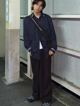 「アイテム（メガネ）」を使った、kenkenさん（メンズ・171cm）の秋コーディネート
