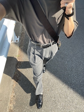 「アイテム（デジタル腕時計）」を使った、yasuさん（メンズ・166cm）の秋コーディネート