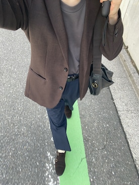 「REGAL（リーガル）のアイテム（ドレスシューズ）」を使った、yasuさん（メンズ・166cm）の秋コーディネート