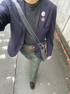 「REGAL（リーガル）のアイテム」を使った、yasuさん（メンズ・166cm）の秋コーディネート