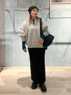 「アイテム（スニーカー）」を使った、ria0079さん（レディース・163cm）の秋コーディネート